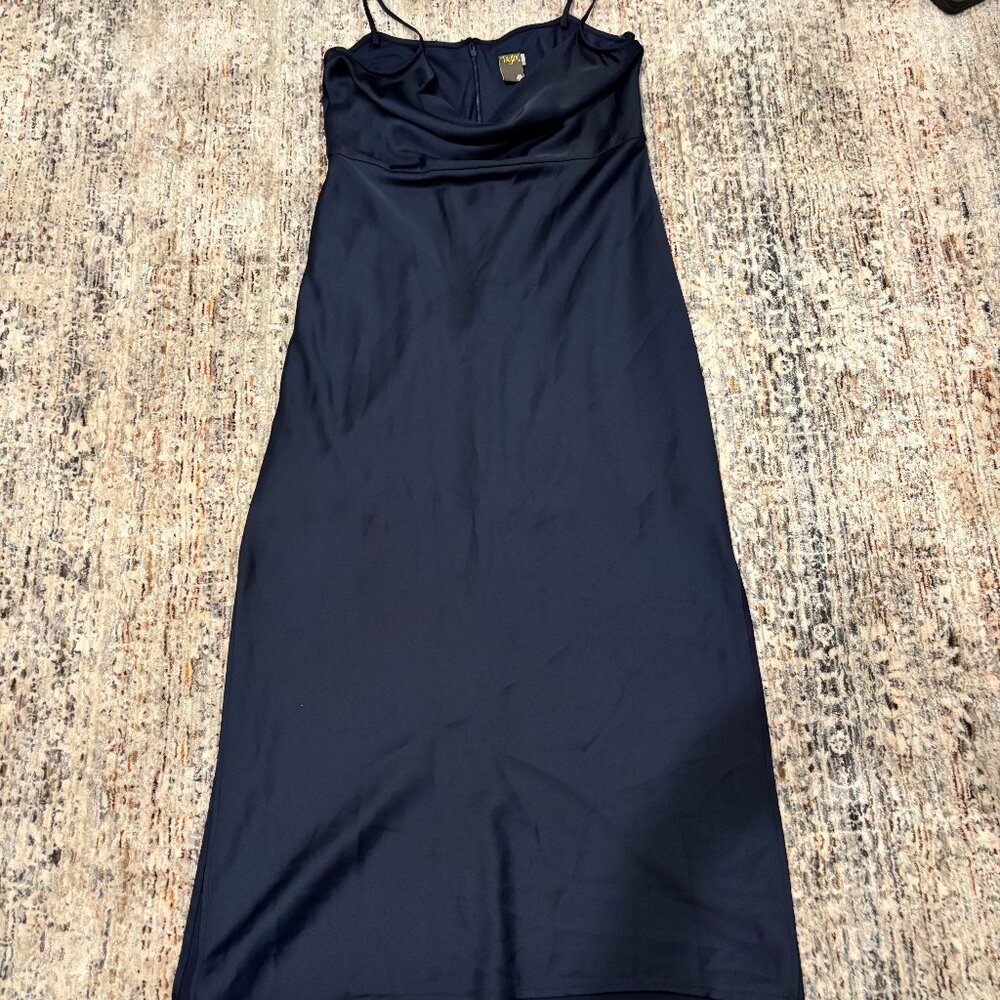 Navy Slip Dress